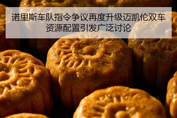 诺里斯车队指令争议再度升级迈凯伦双车资源配置引发广泛讨论